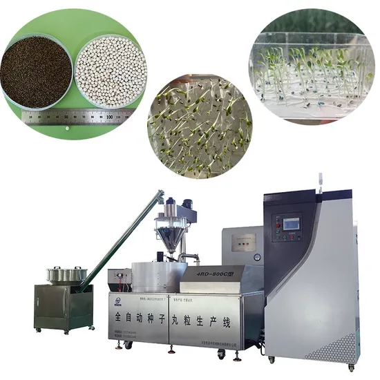 Farm Vegetable Batch Seed Processing Line/Seed Pellet Coating Machine/ Seed Treatment Seed Coater for Carrots /Onions/ Chili /Tomatoes/ Lettuce/Tobacco/Alfalfa