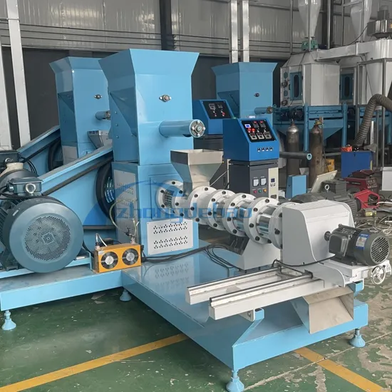 1-12mm Size Single Double Screw Extruder Machine to Make Fish Feed Pet Food/Dry Food Making Machine Catfish Feed Extruder Pellet Making Machine