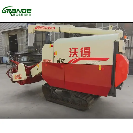 Cheap World 102HP Rice Used Machine Agricultural Rice Beans Wheat Harvester