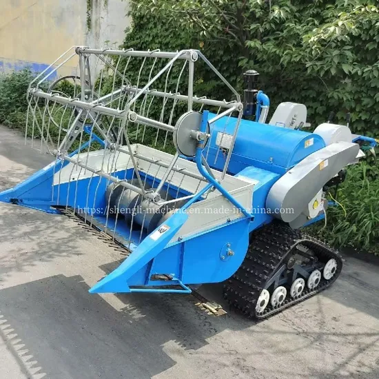 High Quality Small Whole Feed Hand-Held Rice and Wheat Harvester 2024 Mini Hilly Terrace Mountainous Area Slime Field New Combine Harvester China Manufacturer