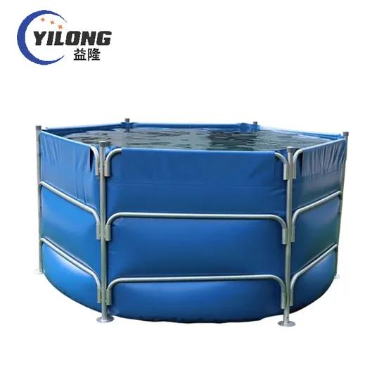Tarpaulin Steel Frames Aerators Plastic Fish Farming Pond