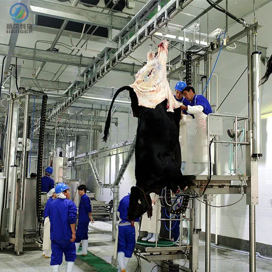 Automatic Abattoir Slaughtering Production Pig/Goat Cow/Cattle/Sheep Killing Slaughter Machine Price for Cattle Slaughterhouse