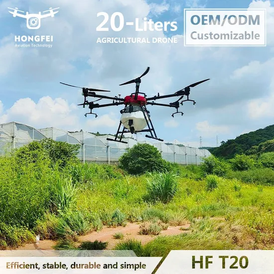 Cost Performance Garden Plant Protection Drones Pulverizadores Uav 20L Precio De Dron PARA Fumigar RC Agricultural Sprayers T20 Agriculture Crop Spraying Drone