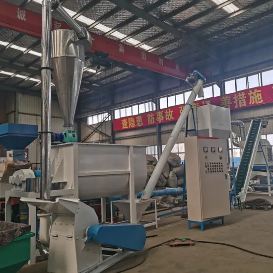 Animal Poultry Feed Pellet Making Machine Biomass Fuel Wood Pellet Production Line