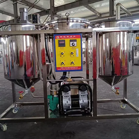 Commercial Professional Design Stainless Steel Refined Oil Refining Equipment for Sale