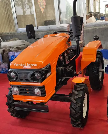 China Factory Supply Top Quality 25HP Four 2WD Wheel Mini Tractor Cultivator Diesel Garden Farm Power Tiller