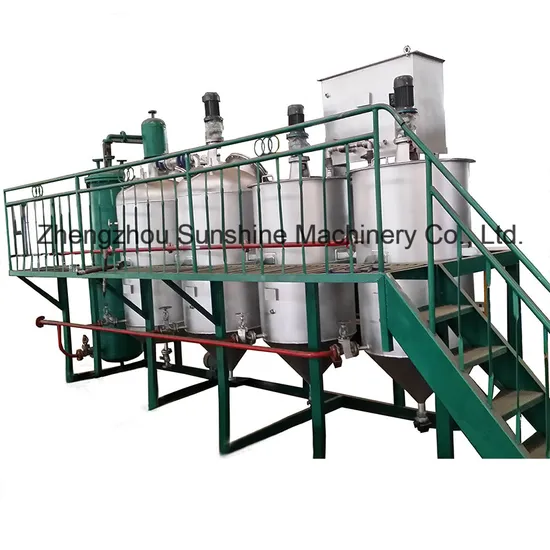 Small Edible Cooking Vegetable Corn Soybean Peanut Mini Refining Crude Oil Refinery
