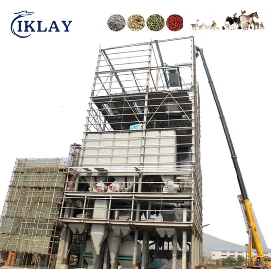 CE Animal Feed Production Line Cattle Sheep Camel Ruminant Feed Plant Chicken Feed Pellet Line