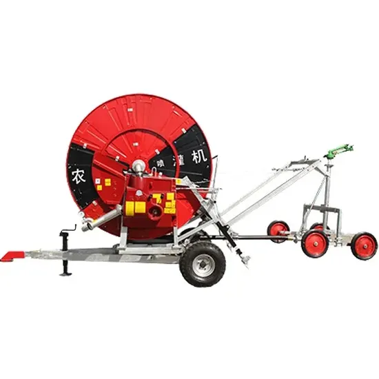 Durable Agricultural Hose Reel Irrigator with Boom Sprinkler System