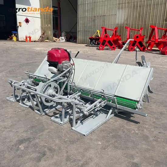 6 Rows Mini Paddy Rice Transplanter Small Walk Behind Transplanter
