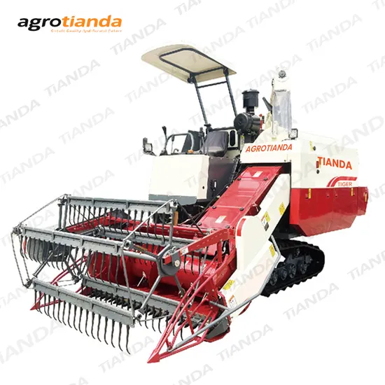 Chinese Top Brand Rice Paddy Corn Harvester 88/102/112/120 HP Rice Combine Harvester