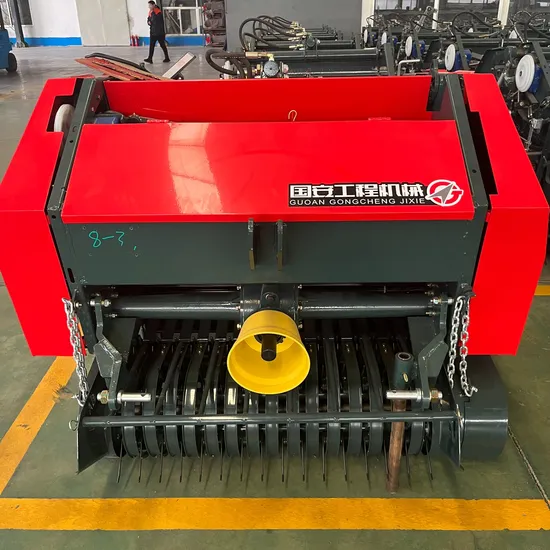 Factory Direct Sales Tractor Pto Auto 870 Hay Grass Press Packing Machinery Mini Hay Straw Round Baler