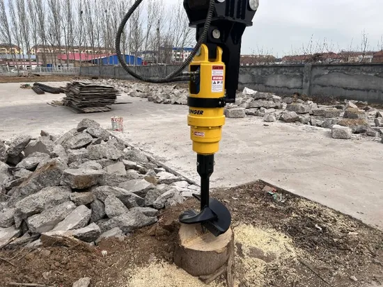 Kinger Excavator Auger Attachment Tree Root Removing Machine Stump Planer for Sale