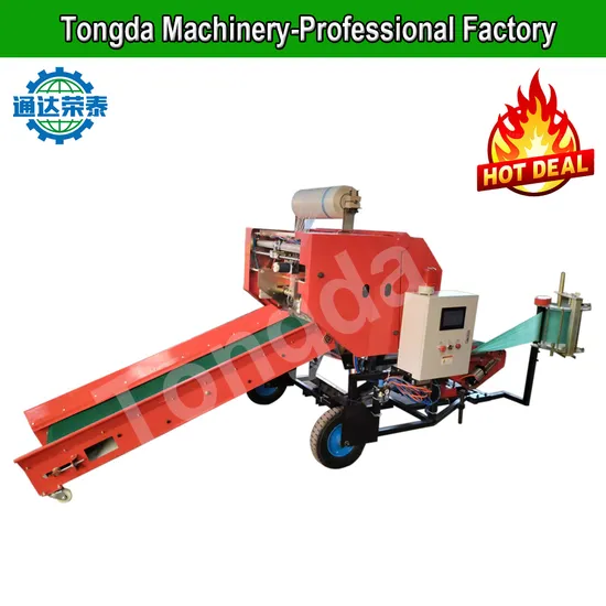 2024 Hot Sale Corn Stalk Mini Round Silage Baler