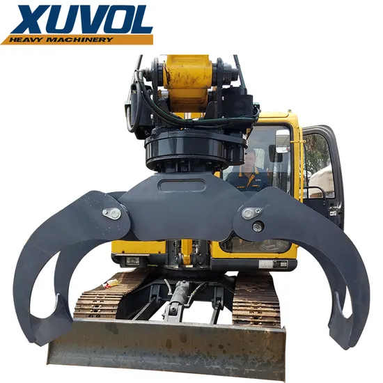 Xuvol Wyj-90p Factory Customized Wholesale Forestry Machinery Equipment 4-9 Ton Excavators Timber Log Grapple