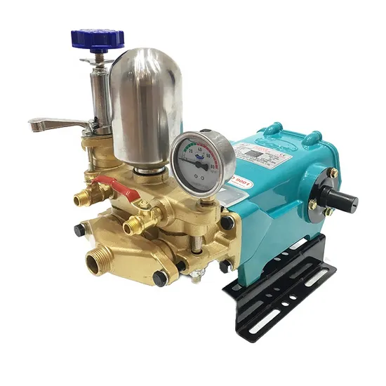 Lu Shyong High-Pressure Triplex Piston Pump High Pressure Ceramic Plated Plunger Pump