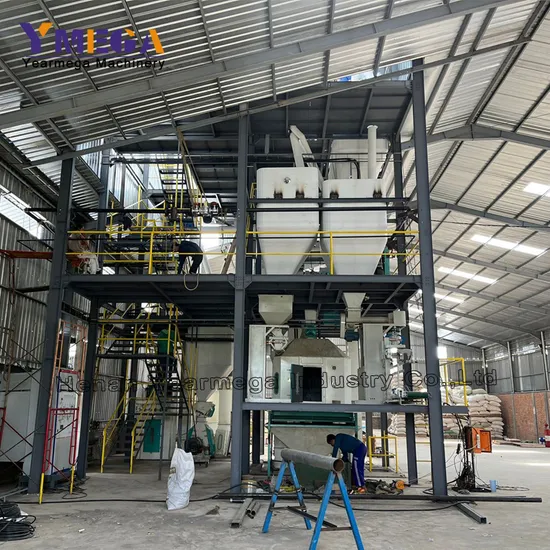 Full-Automatic Feed Line 1t/H 2t/H 5t/H 10t/H 20t/H Animal Feed Pellet Plant