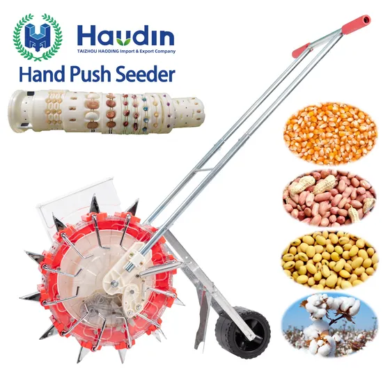 Efficient No Till Precision Manual Hand Push Seeder