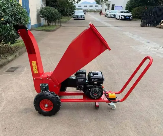 Forestry Machinery 3inch 7HP Gasoline Wood Chipper Firewood Crusher Chipper Shredder