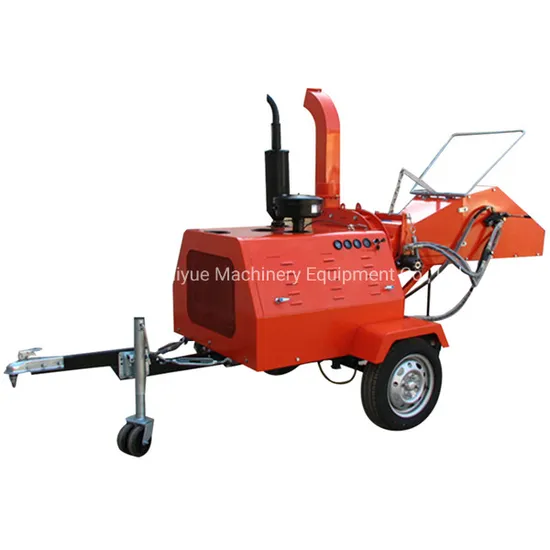 Car Towed 40HP Diesel Chipper Shredder, Wc-40 Wood Crusher with Changchai Engine