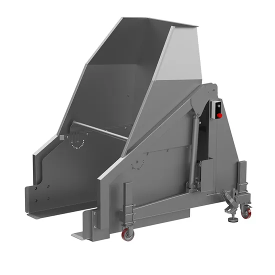 Heavy Duty Hydraulic Manual Stainless Steel Bin Tipper