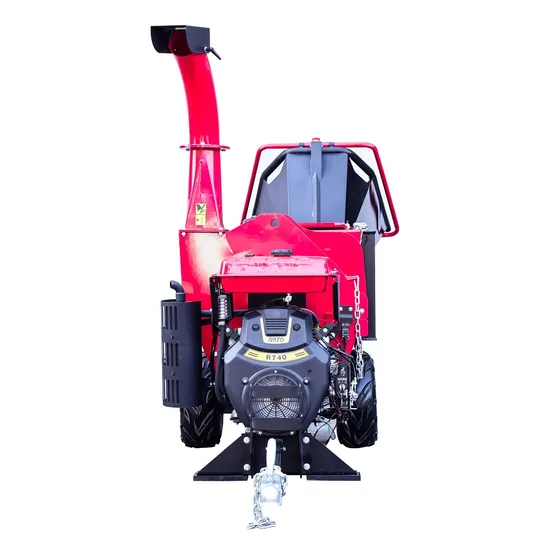 High Quality Disc Type Hydraulic Feeding Gasoline Wood Chipper