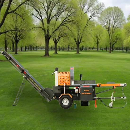 20t Firewood Processor Wood Splitting Machines Timber Cutting Machine