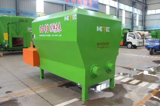 Tmr Feeding Mixer for Cow Cattle Farm Animal Horizontal Feed Grinder Mixer