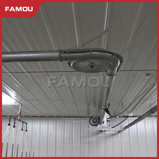Famou Poultry Equipment 60mm Automatic Feeding System Corner and Chain Disk for Automatic Pig Feeding System
