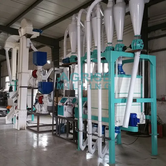 Industrial Milling Machinery Wheat Corn Maize Grain Corn Flour Processing Line