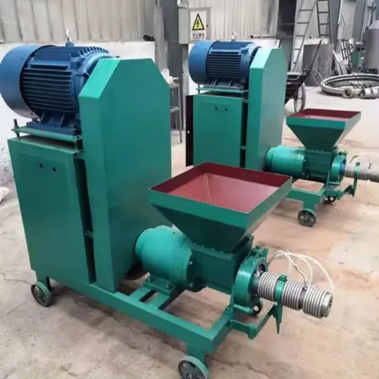 Professional Biomass Briquette Manufacturer Straw Peanut Shell Charcoal Briquette Machine for Sale