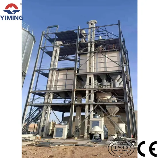 Fully Automatic Complete Pellet Feed Production Line with 500t Steel Silos