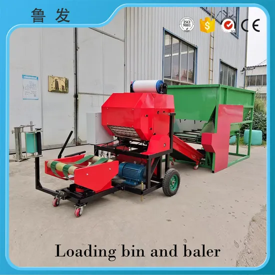 Automatic High Working Speed Big Round Bags Grass Corn Straw Hay Silage Packing Baling Machine for Sale