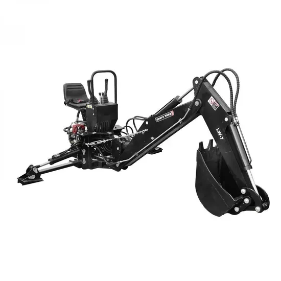 Compact Tractor Loader Backhoe Attachment for 15-25HP Multi-Purpose Digging Farming Implements