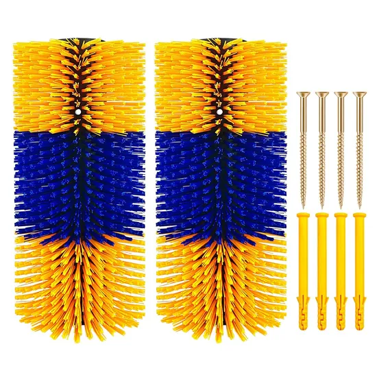 Animal Grooming Tool Set: Horse Grooming Kit and Cow Brush Roller