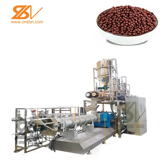 Fish Food Manufacturing Machine Floating Fish Feed Mill Pellet Extruder Making Machine for Sale