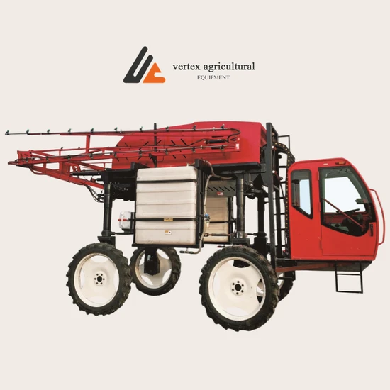 Self-Propelled Cotton Hydraulic High Clearance Power Pesticide Field Spray Agricultural Sprayer for Large Scale Farming