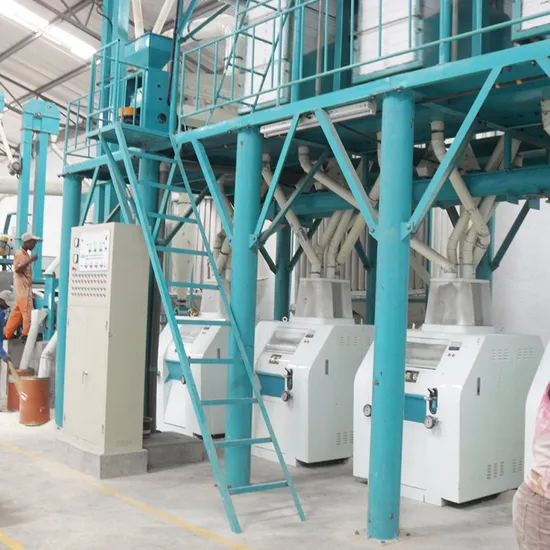 50t/24h 2t/H Maize Corn Flour Grits Making Processing Mill Line