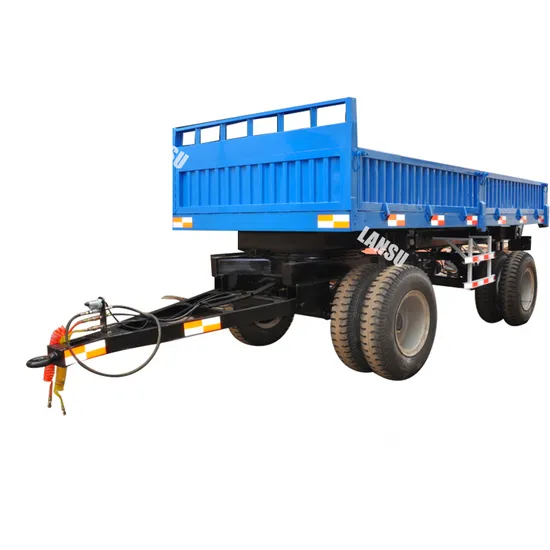 5ton Flatbed Trailer with Side Board Farm Platform Trailer
