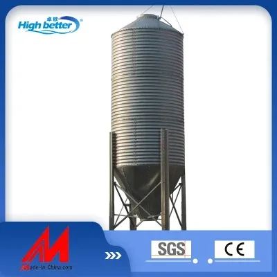 Air Conditioner Hot Galvanized Steel Assembly Helix Grain Storage Bins Grain Silo