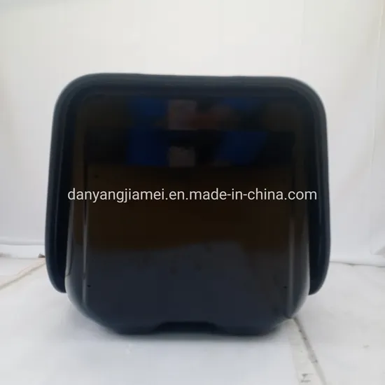 Black PVC Leather Agricultural Machinery Parts Driver Seat for Sale