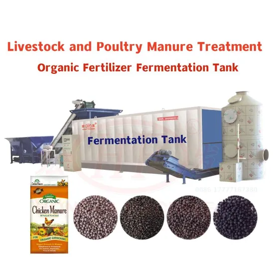 New Organic Fertilizer Making Machine Food Waste Garbage Processor with Gearbox and Compost Machinery in Iraq Organic Fertilizer