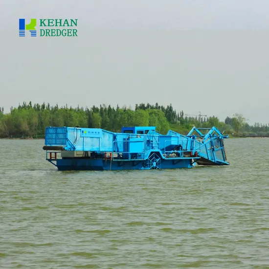 River Management Water Grass Harvester Boat Water Hyacinth Harvester
