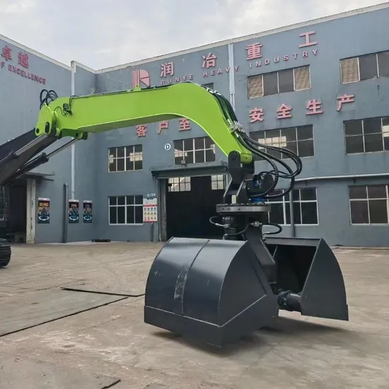 Runye Excavator Grab Bucket for Efficient Steel Scrap Collection