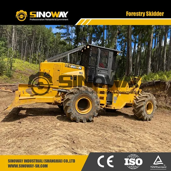 Forestry Logging Equipment Wheeled Cable Log Skidder for Wood and Timber