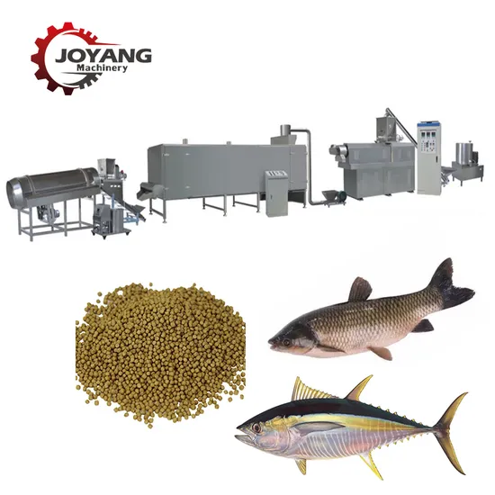 Inflated Fish Feed Pellet Machine Floating Fish Food Sinking Shrimp Fodder Production Machinery Extruder