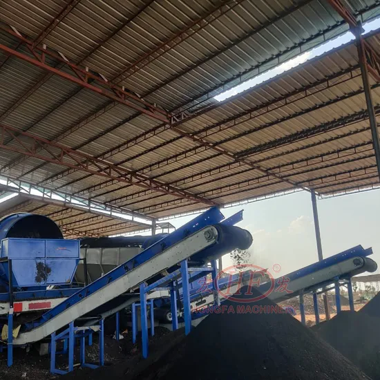 up to 200t Day Treatment Full Automatic Organic Waste Compost Turn Into Organic Fertilizer Plant for Industry Using