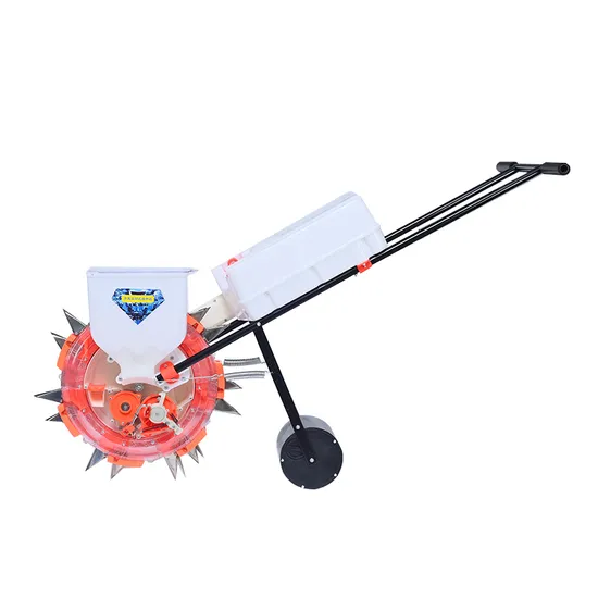 Farm Equipment Hand Push Portable Sowing Seed Planter Manual Seeder Fertilizer Machine