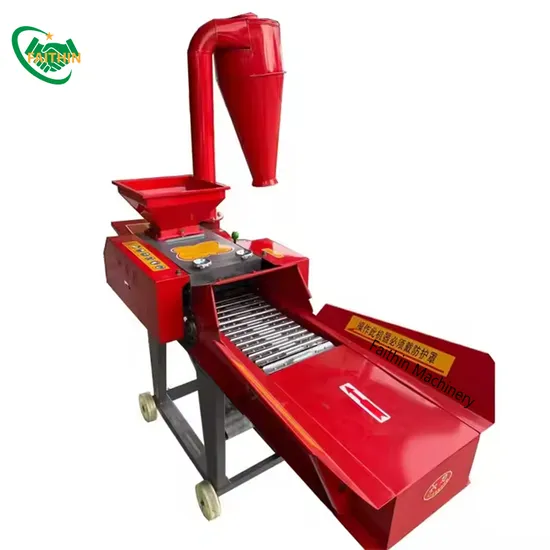 Wet and Dry Type Horizontal Kneading Machine Fully Automatic Straw Crushing Shredder Machine