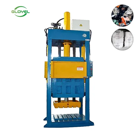 Use Clothes Compression Baler Wasted Wool Fiber Textiles Baling Machine